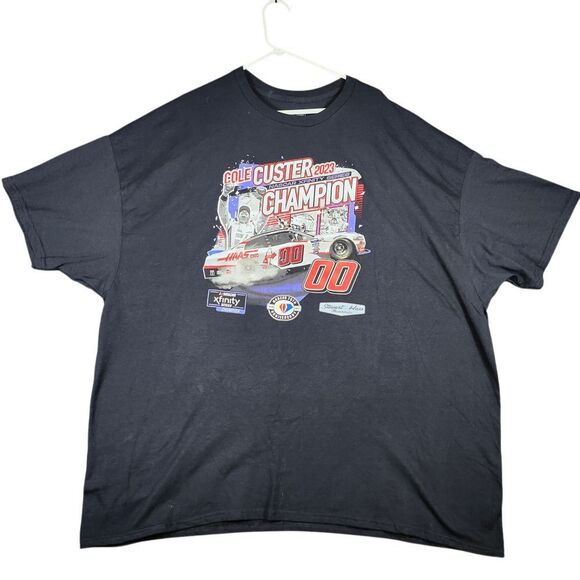 NASCAR Cole Custer 2023 Champion Xfinity Series Racing Graphic T-Shirt 4XL‎ - Picture 1 of 6